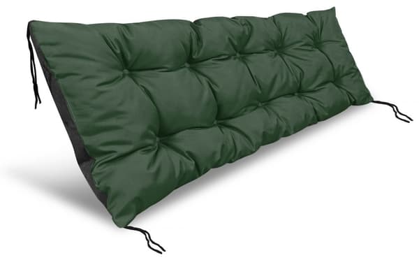 Havepude 120x40 cm vandtæt til pallebænk grøn