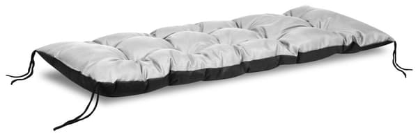 Havepude 120x40 cm vandtæt til pallebænk lysegrå