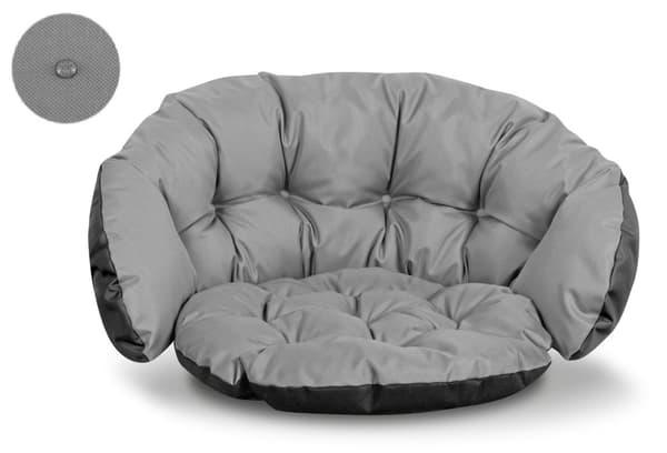 Trädgårdsset 2x122x40cm + 190x40cm för stol, soffa, gunga, rottingmöbler, vattentät, grå