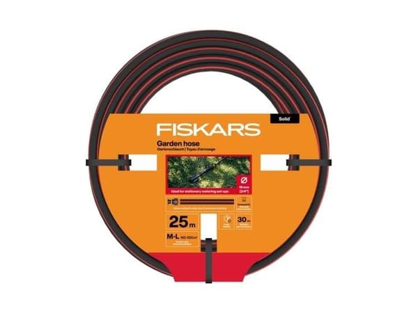 Watering hose FISKARS SOLID, 3/4", 19 mm, 25 m