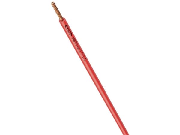 Lapp H07V-K, Lavspenningskabel, Grønn, Rød, Polyvinylklorid (PVC), Polyvinylklorid (PVC), Kobber (Cu), 1.5 mm²