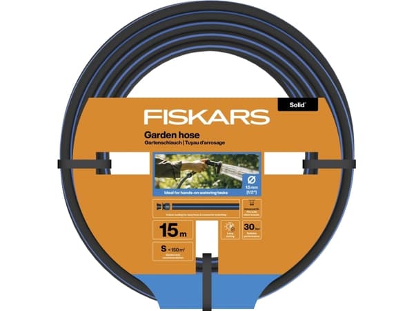 Fiskars kiinteä puutarhaletku 13Mm 1/2 15M 1076049