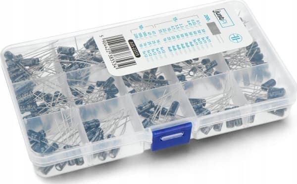 JustPi THT elektrolytisk kondensatorsett - 200 stk - justPi