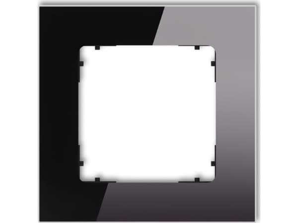 Karlik Enkelram Karlik Icon 12-12-IRSK-1 universal fyrkant glas effekt svart matt