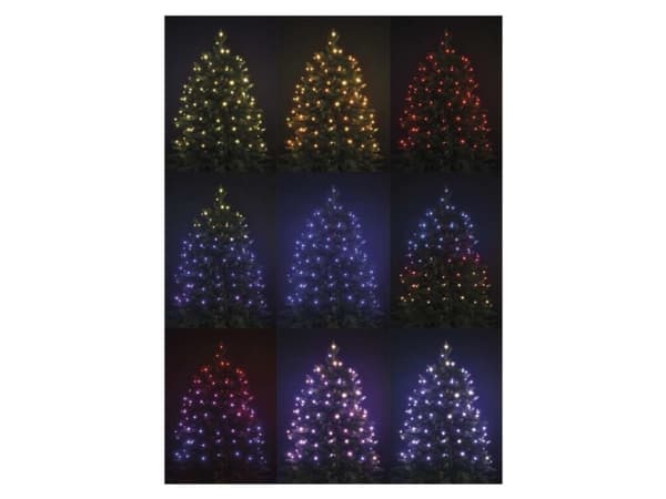 Emos D4AA03, Garland, Polyvinylklorid (PVC), Sort, 10 cm, Sort, IP44