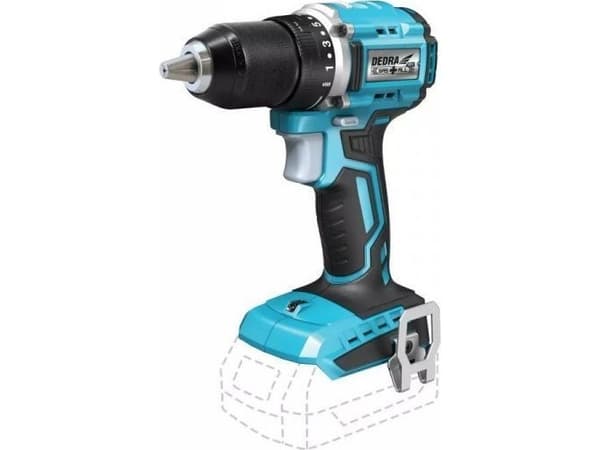Dedra drill/skrutrekker BORLØS DRILL. 18V 0*AH SAS+ALL (1 PC)