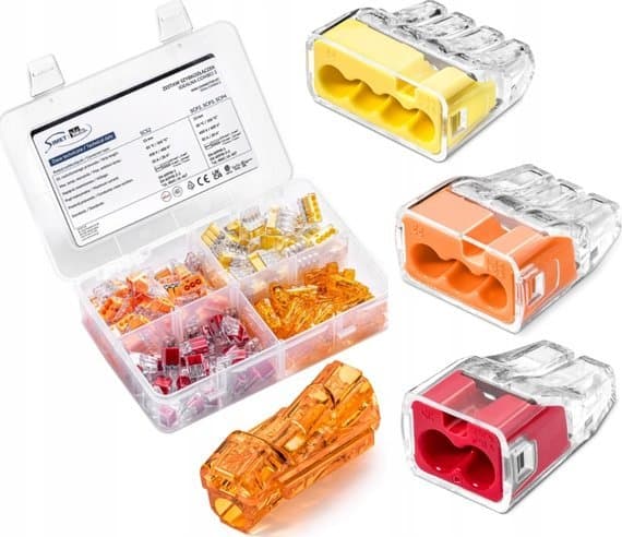 Simet 120 stk. hurtigkoblinger for SCP2, SCP3, SCP4, SCS2 ledninger Simet Ideal Combo2 88000902 organizer