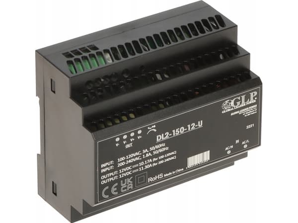 GLP SWITCHING STRØMFORSYNING DL2-150-12-U
