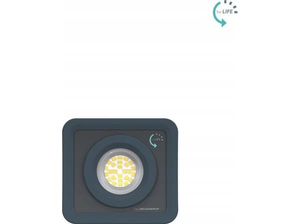 Kompakt uppladdningsbar LED-arbetslampa 1000 lm 7,3 W Scangrip NOVA MINI forLIFE 03.6200