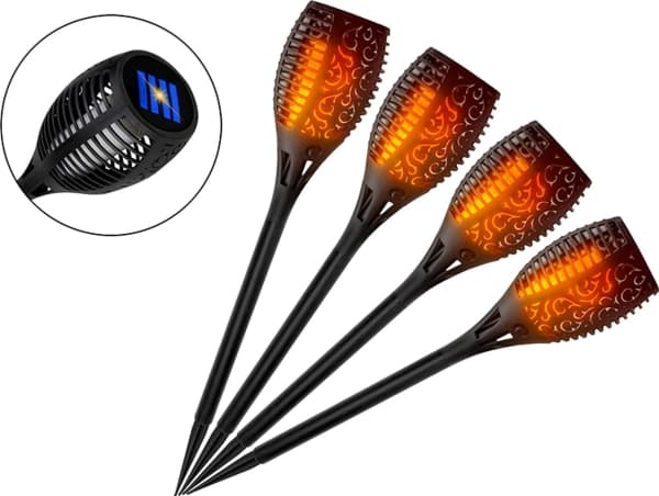 Blow 67-498# Solar LED fakkellampe 4stk