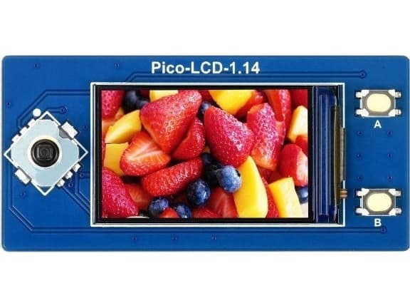 Waveshare IPS LCD-skjerm 1,14'' 240x135px - SPI - for Raspberry Pi Pico - Waveshare 19340}