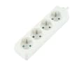 Pikkukuva 1 / 3: LOGON LPS055, 1,5 m, 4 AC-pistorasia(a), Valkoinen, CE/NF, 250 V, 3500 W