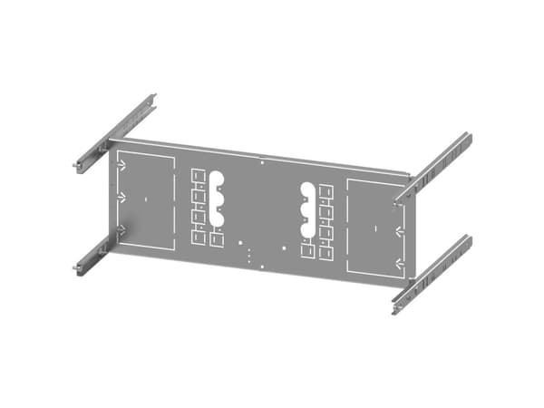 Siemens 8PQ6000-8BA08 Asennuslevyt kytkinkaappi 1 kpl