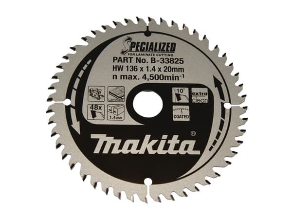 Makita Specialized - Cirkelsågblad - för laminat - 136 mm - 48 tänder