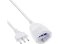 Pikkukuva 3 / 3: InLine 16402I, 2 m, Indoor, Type F, Type L, White, 1 AC outlet(s)