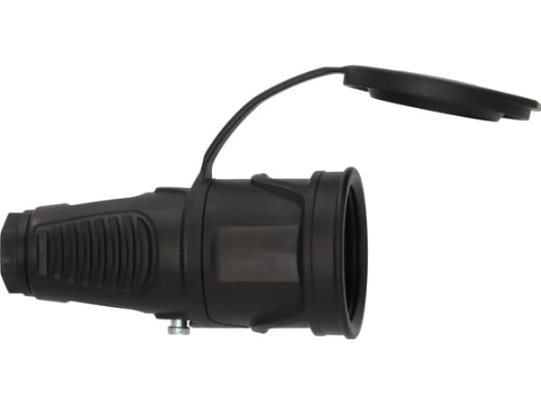 Brennenstuhl 1082050020, Typ F, Svart, Gummi, IP54, 230 V, 16 A