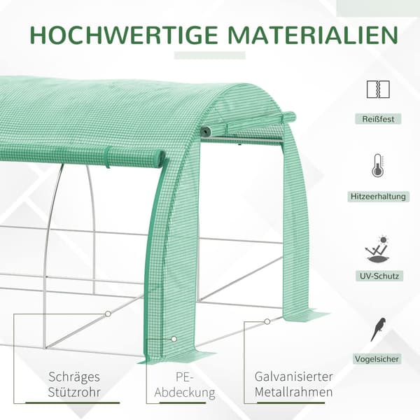 Kasvihuone 6 x 3 x 2 m