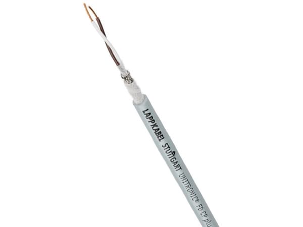 LAPP 11139624/100 Datakabel UNITRONIC® FD CP plus A Grå 100 m