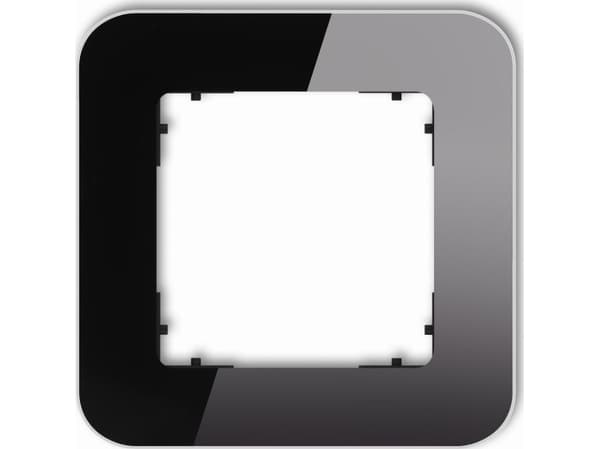 Karlik Single frame Karlik Icon 12-12-IRSZ-1 universaali pyöristetty lasiefekti musta mattapintainen