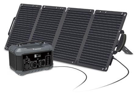 Zmartgear 100W Csslrpanel: Let, foldbart, perfekt til nødsituationer og udendørs eventyr, leveres uden powerstation