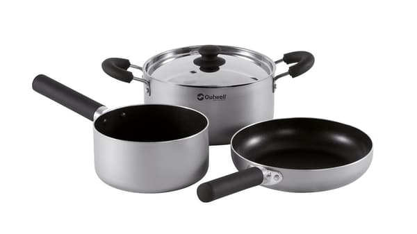 Outwell - Feast Ceramic Set - Black  Grey - M