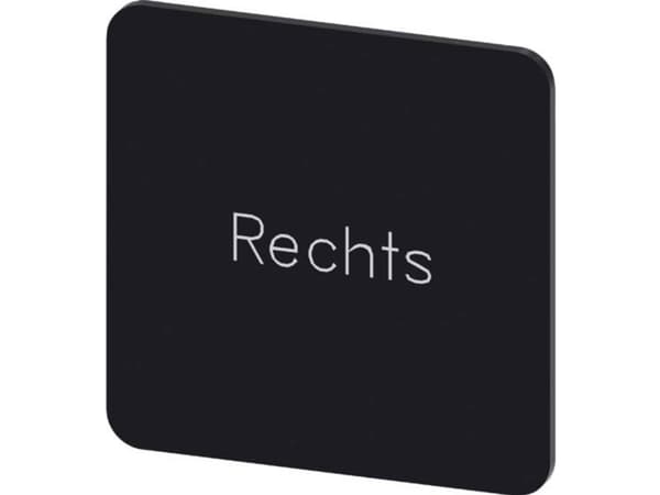 Betegnelsesskilt Siemens 3SU1900-0AE16-0AH0 1 stk
