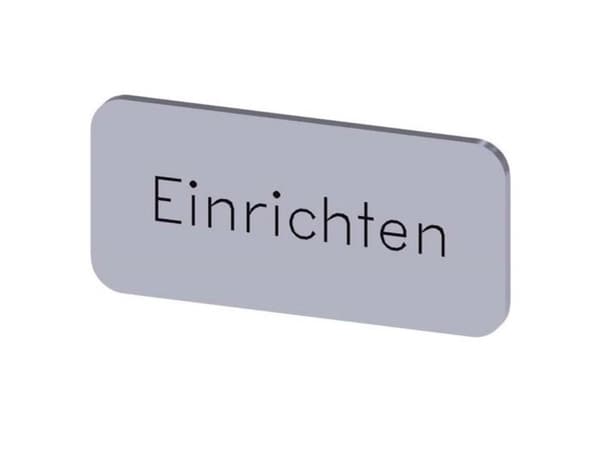 Betegnelsesskilt Siemens 3SU1900-0AC81-0AR0 1 stk