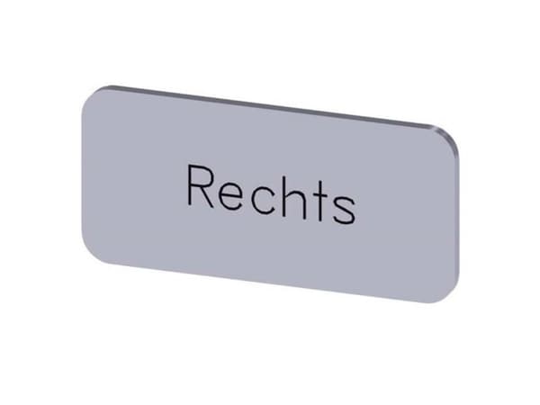 Siemens 3SU1900-0AC81-0AH0 Betegnelsesskilt 10 stk