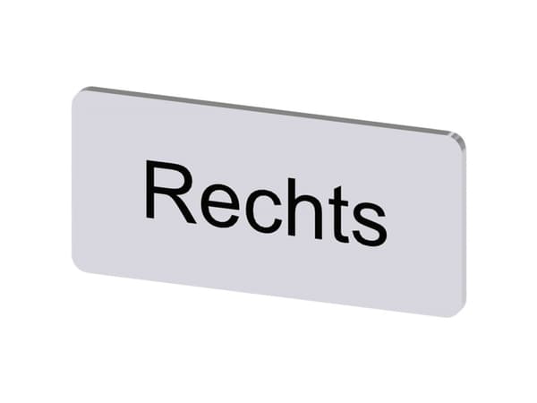 Betegnelsesskilt Siemens 3SU1900-0AC81-0AH0 1 stk
