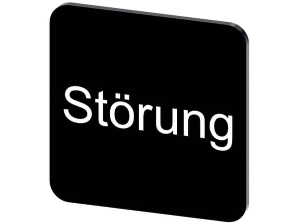 Siemens 3SU1900-0AF16-0AQ0 Betegnelsesskilt 10 stk