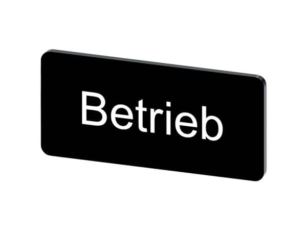 Betegnelsesskilt Siemens 3SU1900-0AC16-0AP0 1 stk