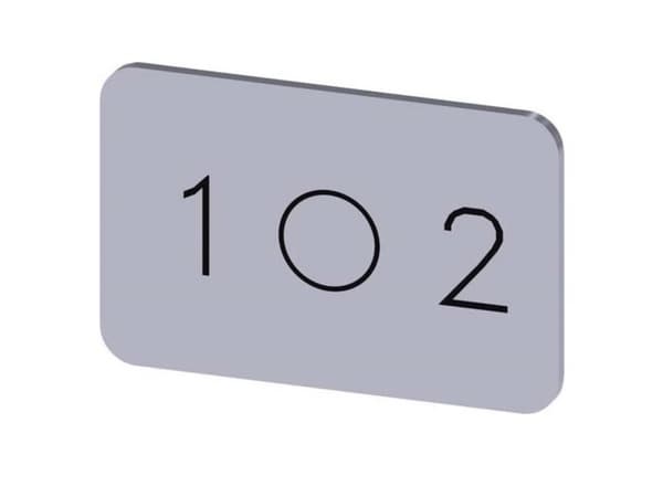 Siemens 3SU1900-0AD81-0QL0 Betegnelsesskilt 10 stk