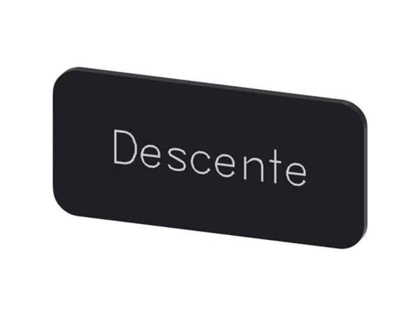 Betegnelsesskilt Siemens 3SU1900-0AC16-0GD0 1 stk