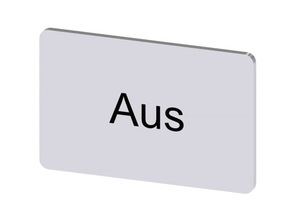 Siemens 3SU1900-0AD81-0AC0 Betegnelsesskilt 10 stk