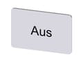Miniatyrbild 1 av 3: Siemens 3SU1900-0AD81-0AC0 Betegnelsesskilt 10 stk