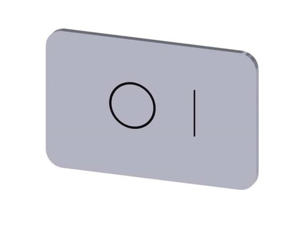 Betegnelsesskilt Siemens 3SU1900-0AD81-0QG0 1 stk