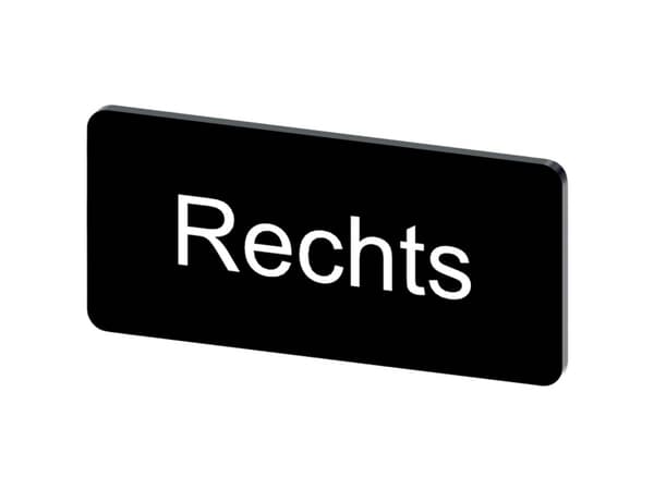 Betegnelsesskilt Siemens 3SU1900-0AC16-0AH0 1 stk