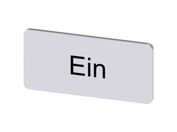 Siemens 3SU1900-0AC81-0AB0 Betegnelsesskilt 10 stk