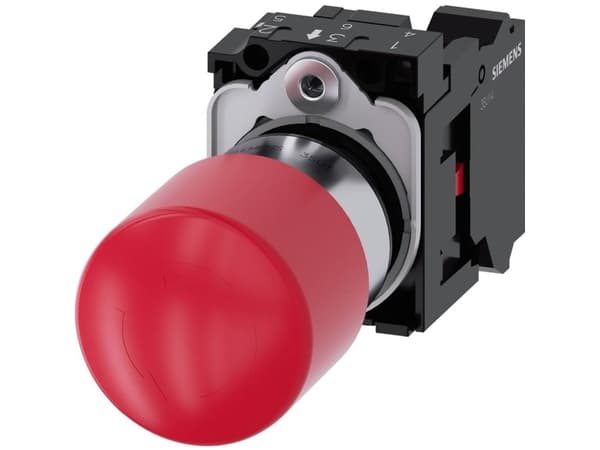 Siemens 3SU1150-1GB20-3CW0 Nødstopstast 1 stk