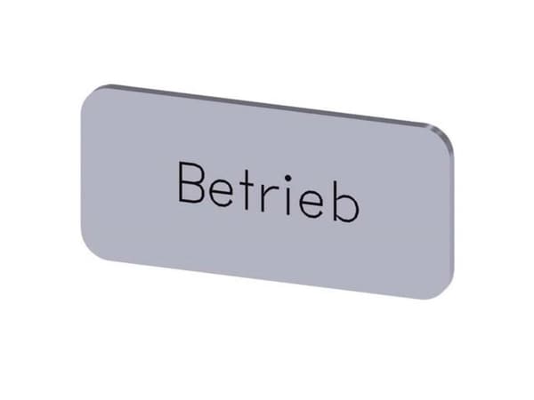 Betegnelsesskilt Siemens 3SU1900-0AC81-0AP0 1 stk
