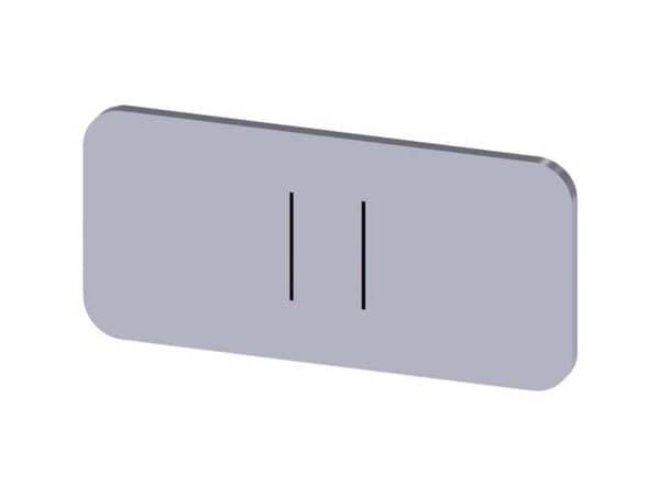 Siemens 3SU1900-0AC81-0QC0 Betegnelsesskilt 10 stk