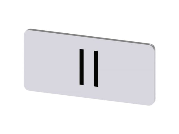 Siemens 3SU1900-0AC81-0QC0 Betegnelsesskilt 10 stk