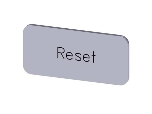Betegnelsesskilt Siemens 3SU1900-0AC81-0DU0 1 stk