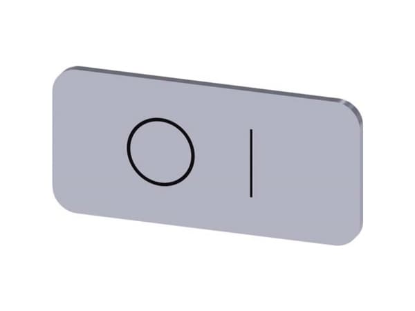 Siemens 3SU1900-0AC81-0QG0 Betegnelsesskilt 10 stk
