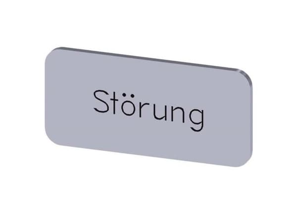 Betegnelsesskilt Siemens 3SU1900-0AC81-0AQ0 1 stk