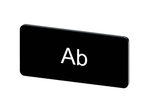 Betegnelsesskilt Siemens 3SU1900-0AC16-0AE0 1 stk