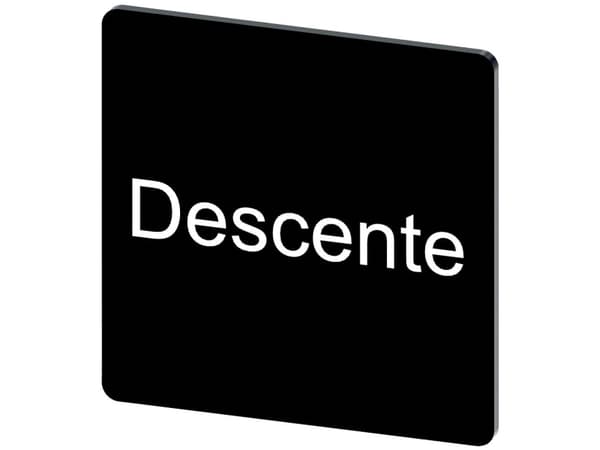 Betegnelsesskilt Siemens 3SU1900-0AE16-0GD0 1 stk