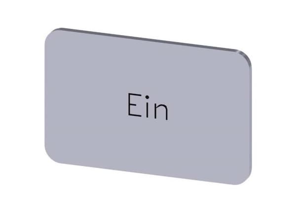 Betegnelsesskilt Siemens 3SU1900-0AD81-0AB0 1 kpl
