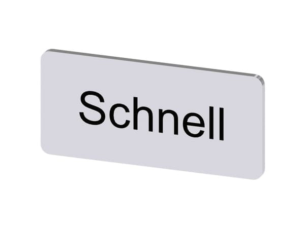 Betegnelsesskilt Siemens 3SU1900-0AC81-0AM0 1 kpl