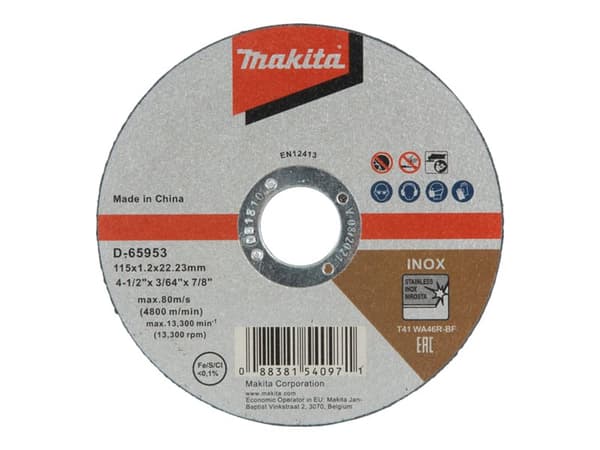 Makita leikkuukiekko 115x1.2mm INOX